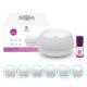 Wit testerpotje 5ml enkelwandig